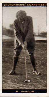 1927 WA&AC Churchman Famous Golfers Harry Vardon